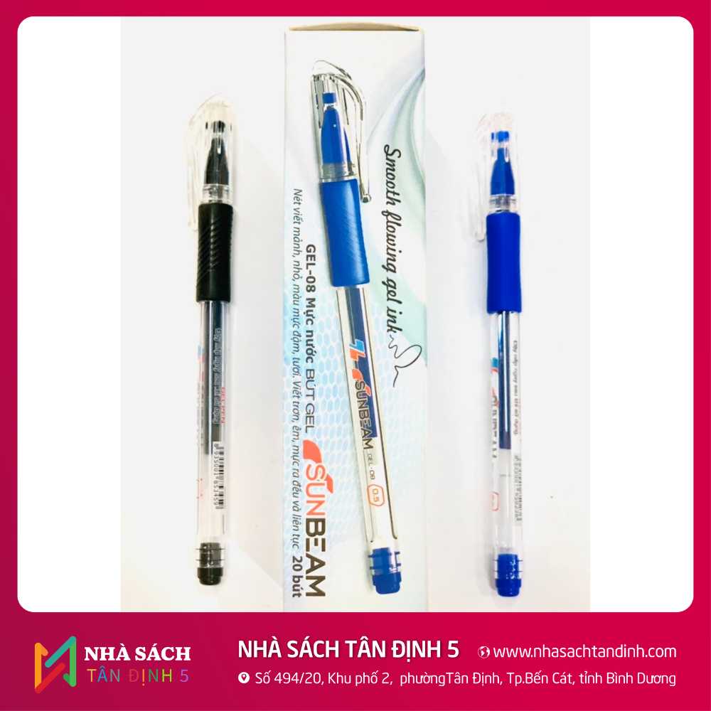 Bút Gel Sunbeam Thiên Long GEL - 08 mực nước
