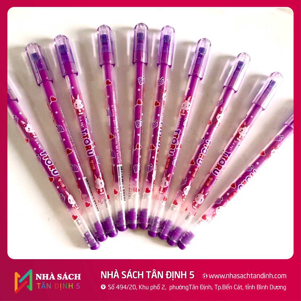 VIẾT GEL NHO TTORU THƠM D-A P&T NGÒI 0.4MM