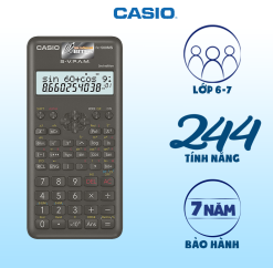 Máy tính Casio FX-500MS NEW 2nd edition (Hàng chính hãng Casio, nhà phân phối Bitex, bảo hành 7 năm)