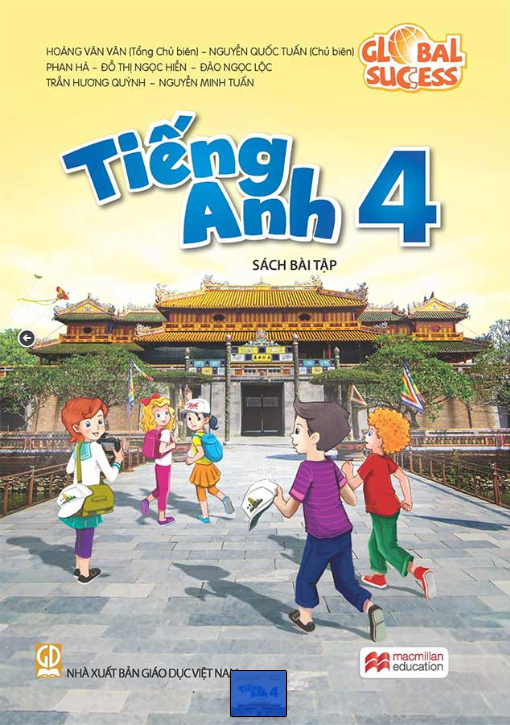 Tiếng anh 4 - Sách bài tập (Global Success 4) - Bán kèm bìa bao sách