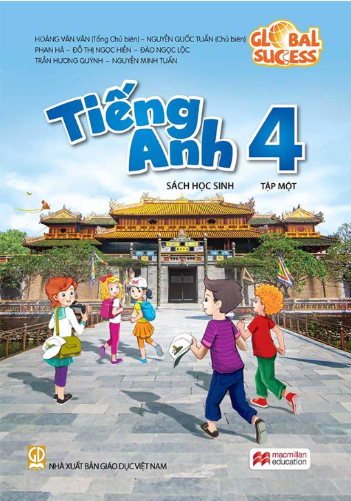 Tiếng anh 4 - Sách học sinh - Tập 1 (Global Success 4) - Bán kèm bìa bao sách