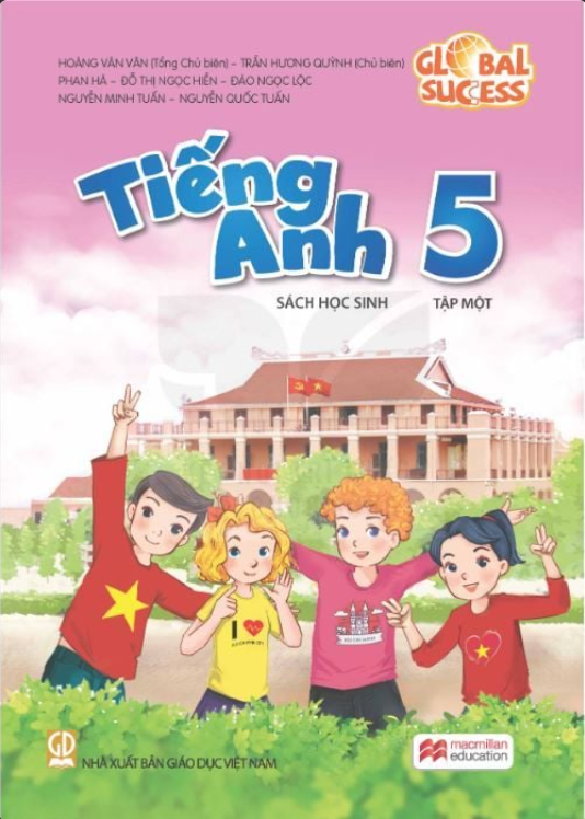 Tiếng anh 5 - Sách học sinh - Tập 1 (Global Success 5) - Bán kèm bìa bao sách