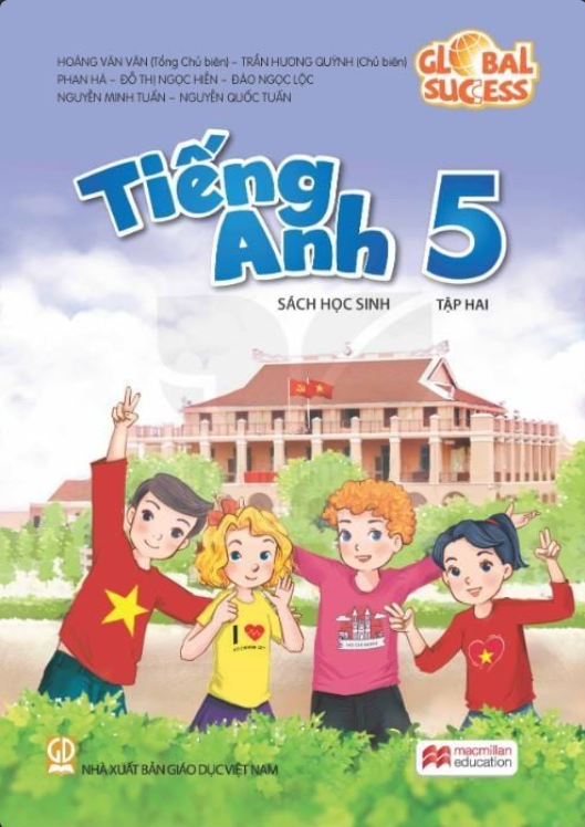 Tiếng anh 5 - Sách học sinh - Tập 2 (Global Success 5) - Bán kèm bìa bao sách