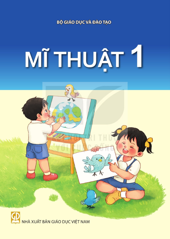Mĩ thuật 1 (Nxb Giáo Dục Việt Nam) - Bán kèm bìa bao sách