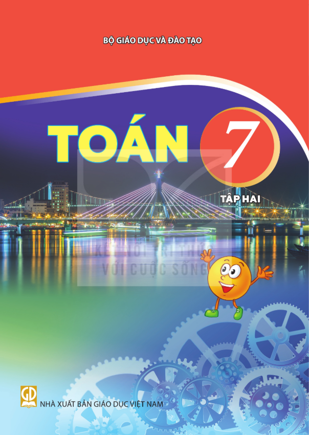 Toán 7 – Tập 2 (Nxb Giáo Dục Việt Nam) - Bán kèm bìa bao sách