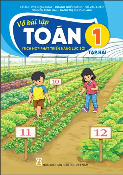 Vở bài tập Toán 1 - Tập 2 (Tích hợp phát triển năng lực số) - Bán kèm bìa bao sách
