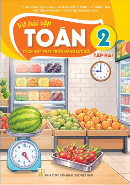 Vở bài tập Toán 2 – Tập 2 (Tích hợp phát triển năng lực số) – Bán kèm bìa bao sách