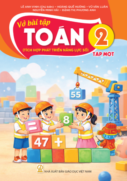 Vở bài tập Toán 2 - Tập 1 (Tích hợp phát triển năng lực số) - Bán kèm bìa bao sách