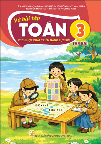 Vở bài tập Toán 3 – Tập 2 (Tích hợp phát triển năng lực số) – Bán kèm bìa bao sách